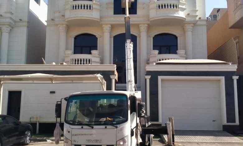 تنظيف واجهة حجرية - قصر فاخر