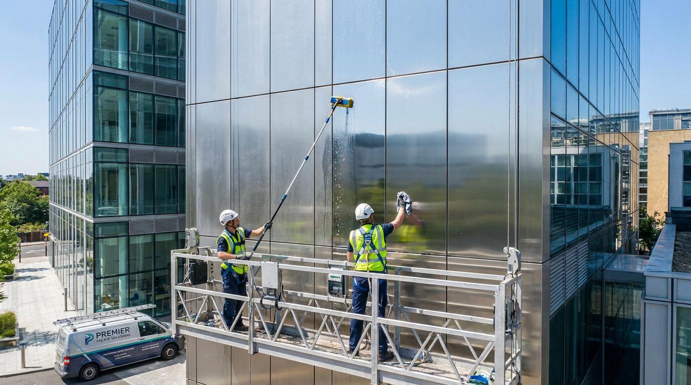 تنظيف لوحات الكلادينج والمعادن