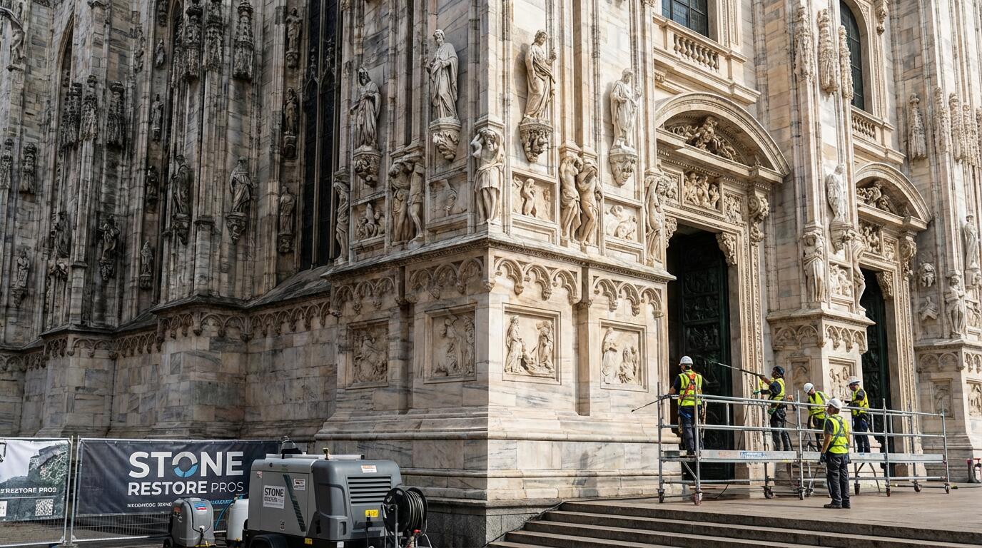 استعادة واجهات الحجر والرخام